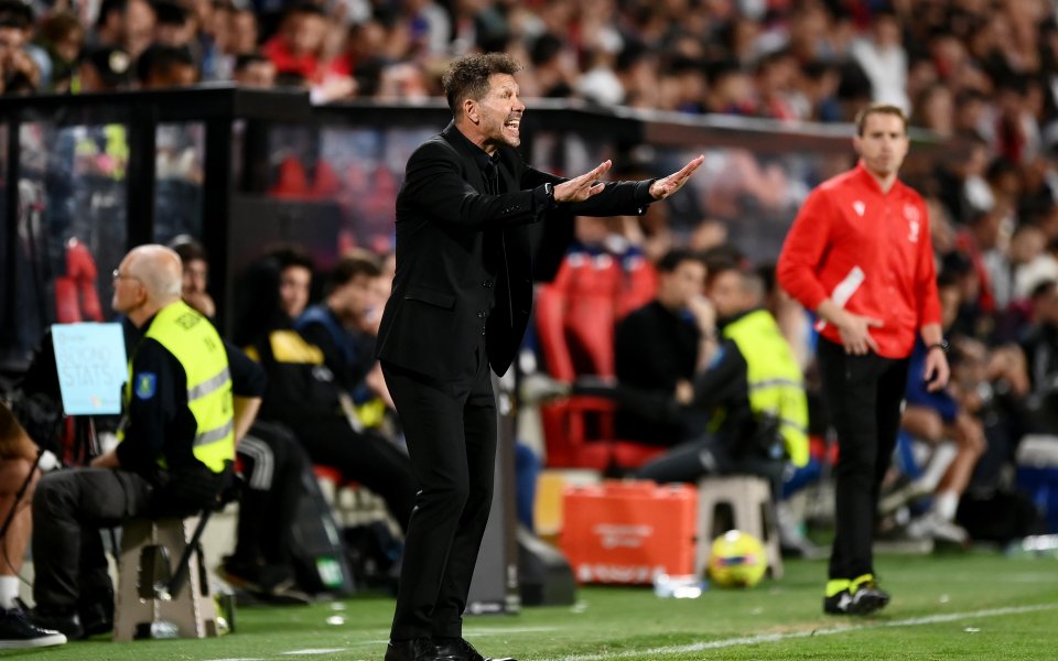 Наставникът на Атлетико Мадрид - Диего Симеоне, потвърди, че отборът