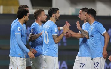 Лацио записа поредна победа и се настани удобно на второто място в Серия А