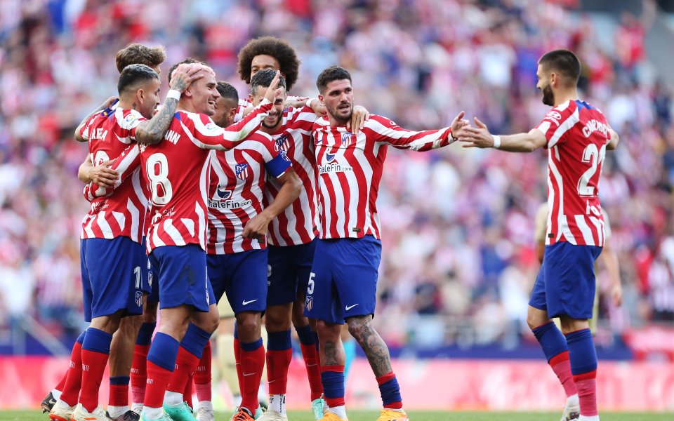 Атлетико Мадрид победи Алмерия с 2:1 в мач от 29-ия