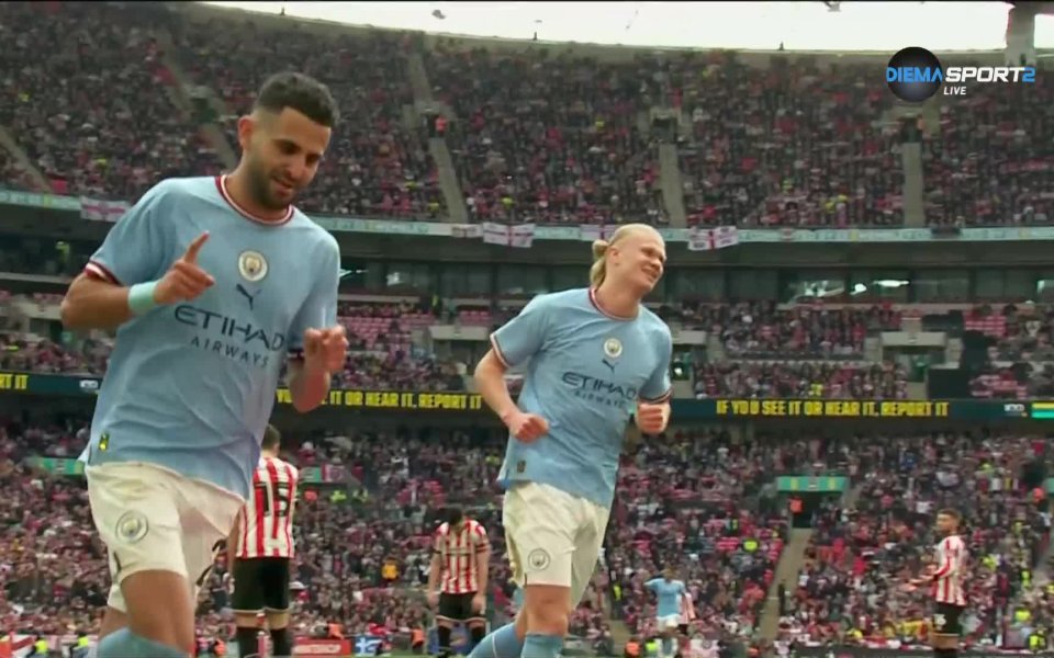 В 61-ата минута Марез отне топката от играч на Шефилд