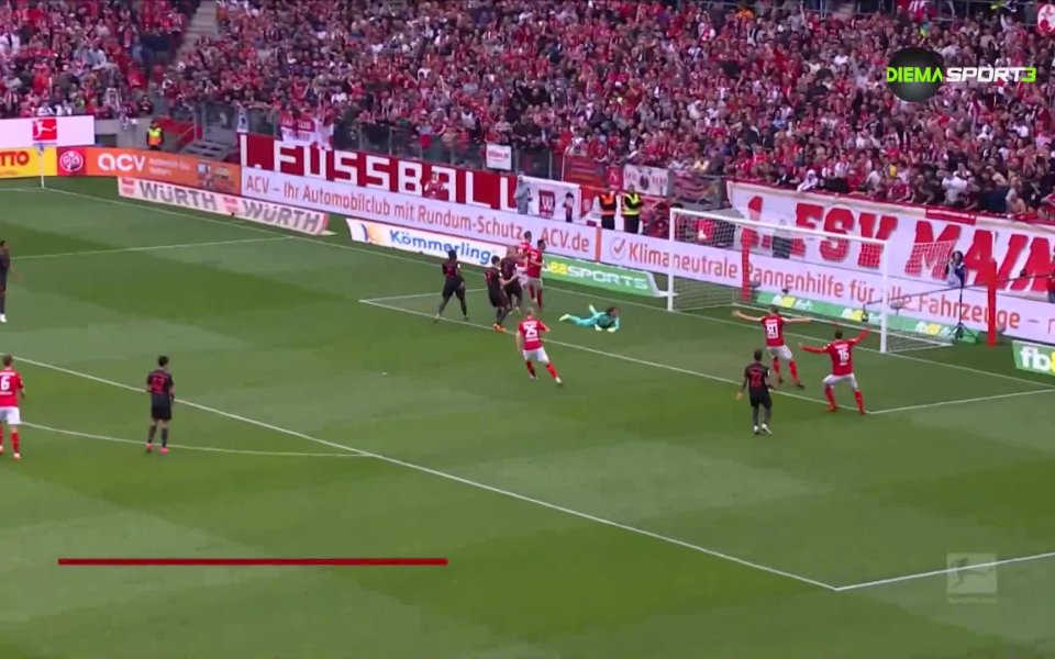 Вижте петте най-добри попадения от 29-ия кръг на Първа Бундеслига,