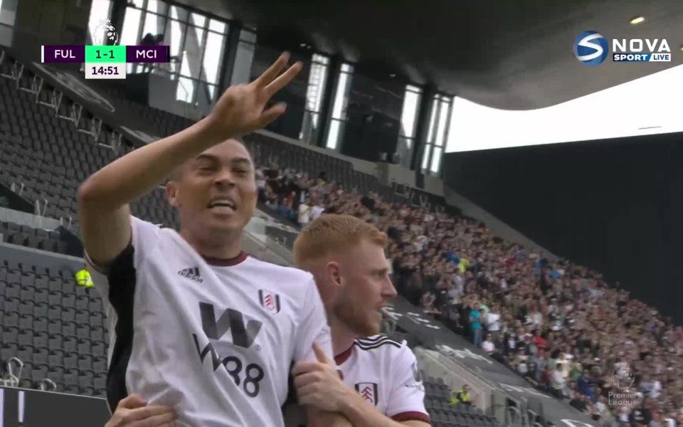 С първата си по-добра атака обаче Фулъм изравни в 15-ата