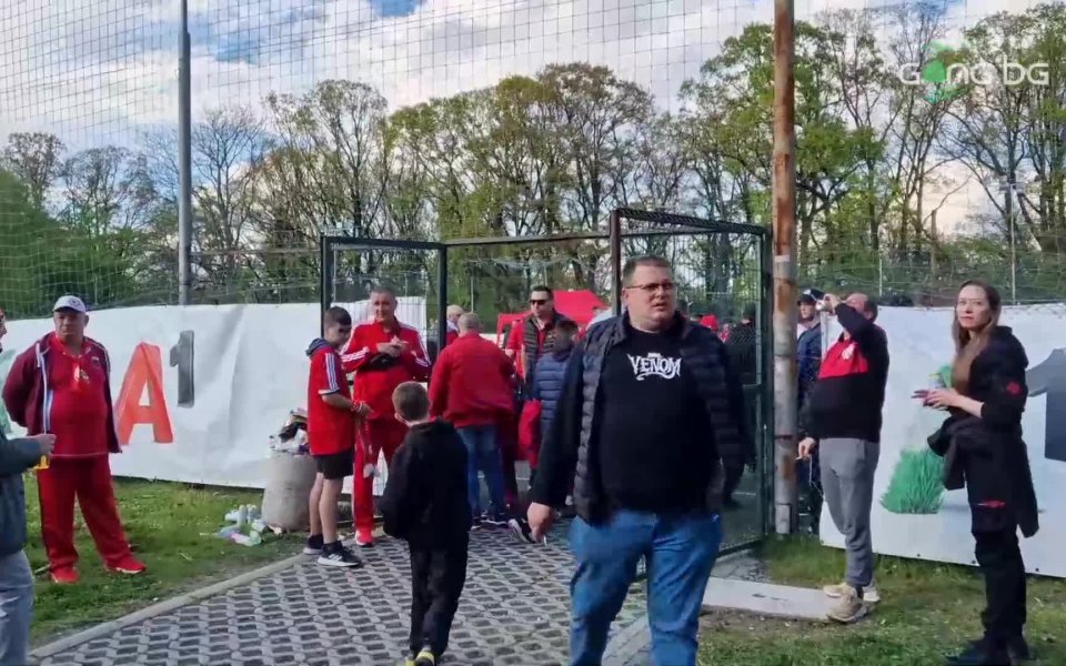 Часове преди голямото дерби между ЦСКА и Лудогорец еуфорията сред