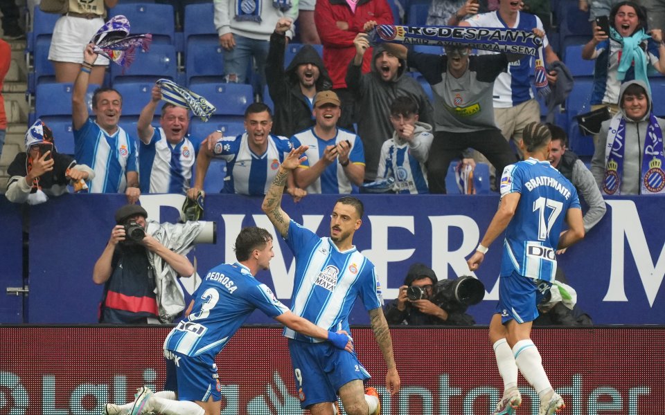 Eспаньол постигна изключително важна победа в испанското първенство – 1:0