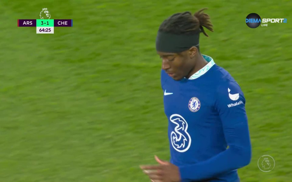 В 65-а чинута Мадуеке получи невероятен пас в наказателното поле