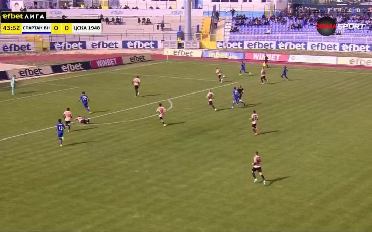 Спартак Варна - ЦСКА 1948 0:0 /първо полувреме/