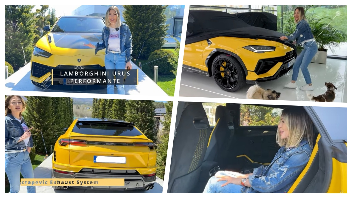 БГ дама си взе Lambo Urus Performante, явно Bugatti Chiron е неудобен за ежедневието