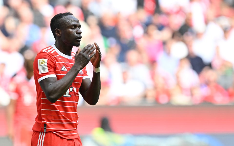 Нападателят Садио Мане ще напусне отбора на Байерн Мюнхен още