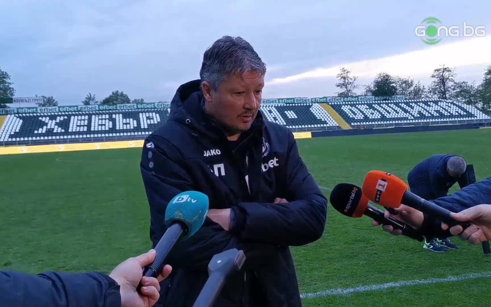 Треньорът на Хебър - Любослав Пенев, призна, че мачът на
