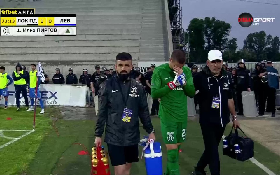 Динко Хоркаш изпита болки в лявата си ръка и бе