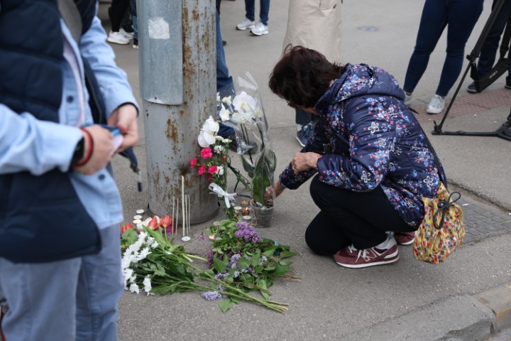 <p>Протест в памет на жертвите на катастрофата на столичния бул. &quot;Сливница&quot;</p>