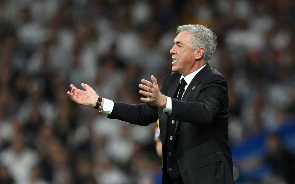 Наставникът на Реал Мадрид - Карло Анчелоти, беше афектиран след