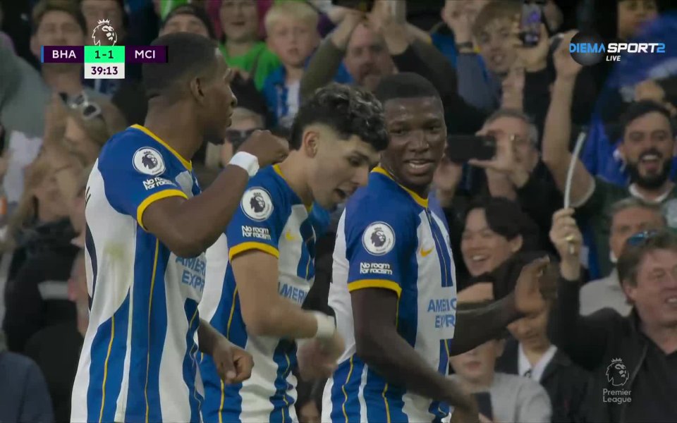 В 38-а минута Хулио Енсисо демонстрира чудесния си контрол върху