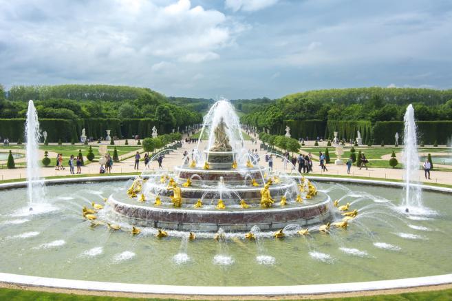  Фонтаните на Версай, Версай, Франция 