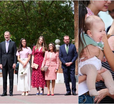Испанският крал и кралица отпразнуваха кръщенето на по малката си дъщеря