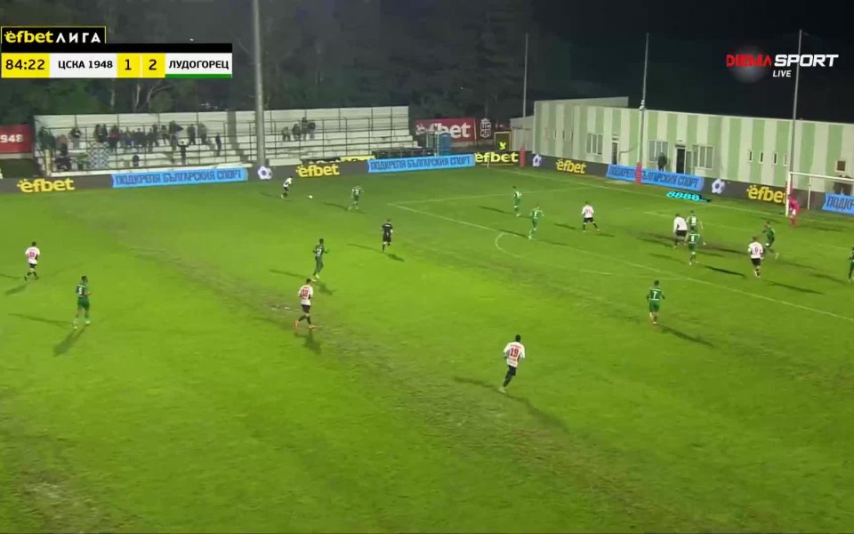 Лудогорец стигна само до точка при гостуването си на ЦСКА