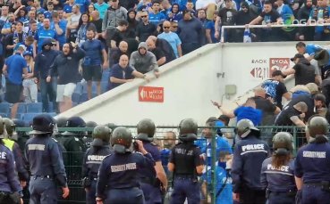От друг ъгъл: напрежението между феновете на Левски и полицията