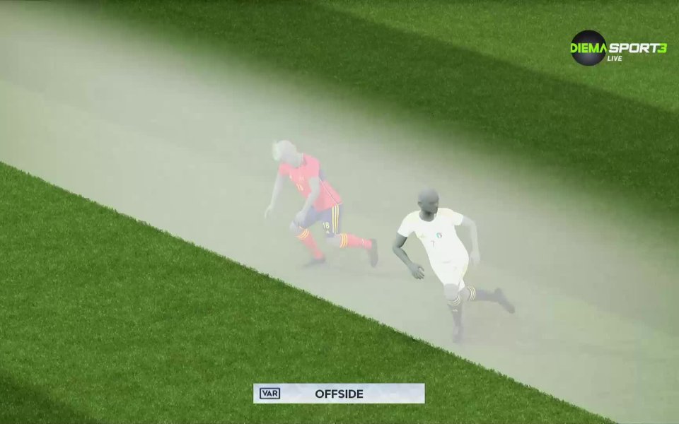 В 20-а минута Давиде Фратези бе изведен сам срещу вратаря