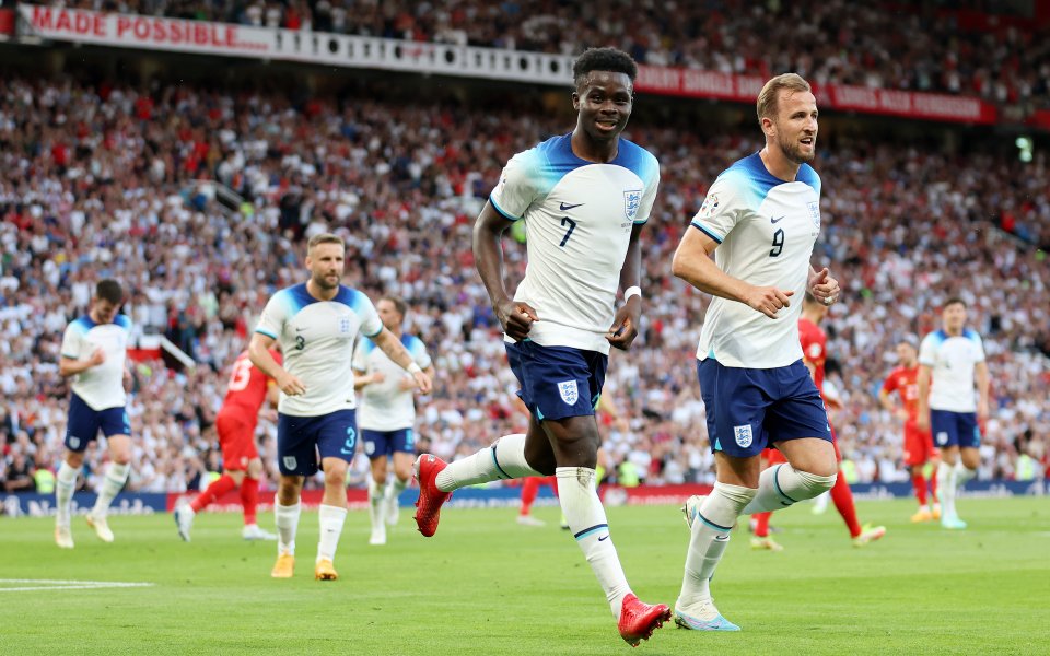 Англия и Северна Македония играят при 4:0 в мач четвъртия