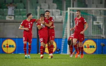Националните отбори на България и Сърбия завършиха 1 1 в