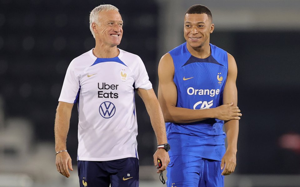 Селекционерът на Франция Дидие Дешан е уверен, че нападателят на