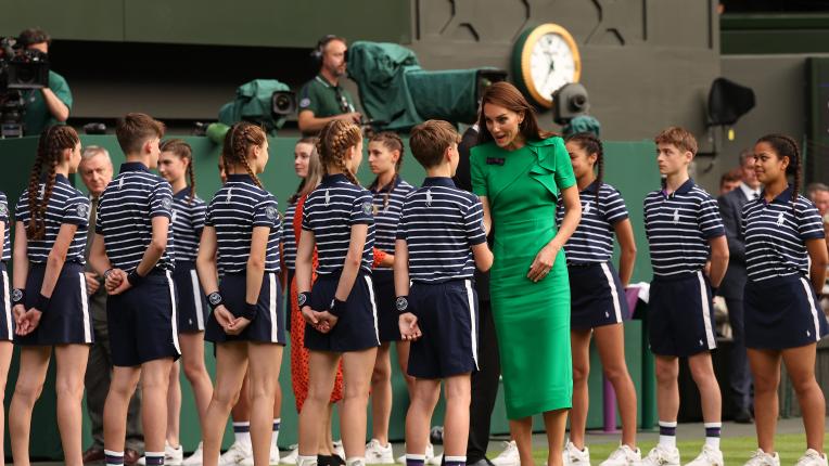  Кейт Мидълтън още веднъж в зелено на Уибмълдън 