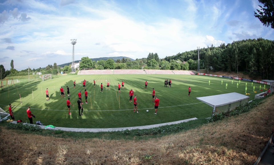 Официална тренировка на ЦСКА преди първия мач със Сепси в1