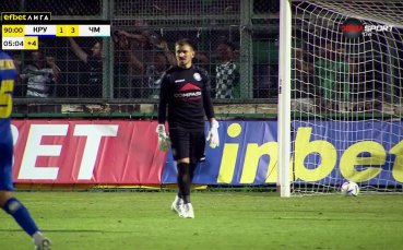 Николай Златев вкара трети гол за Черно море срещу Крумовград