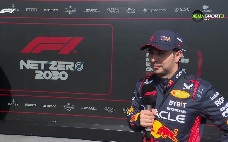 Серхио Перес завърши втори на Спа, като в хода на