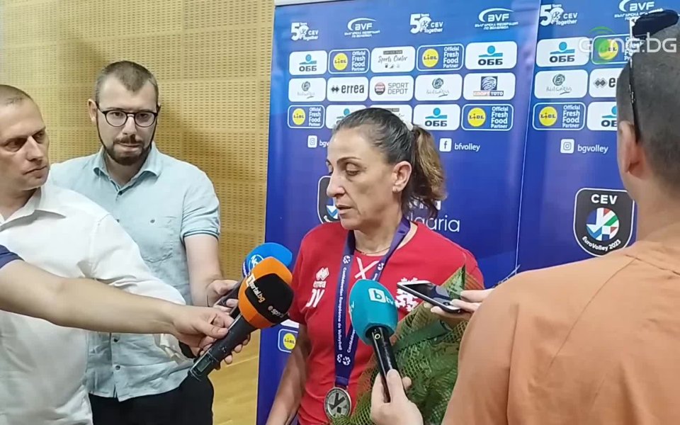 Десислава Величкова, която е част от треньорския щаб  на националния