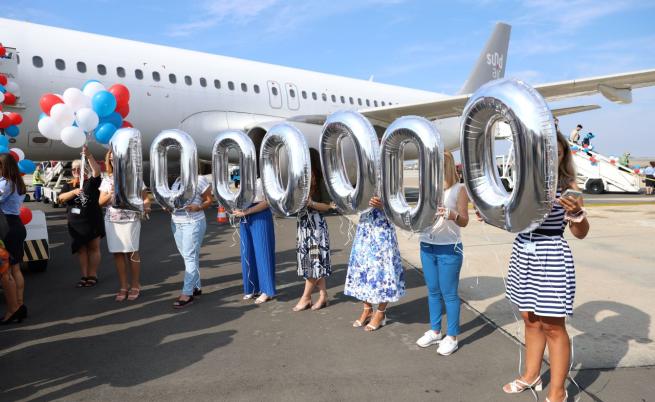Бургаското летище посрещна едномилионния си пътник