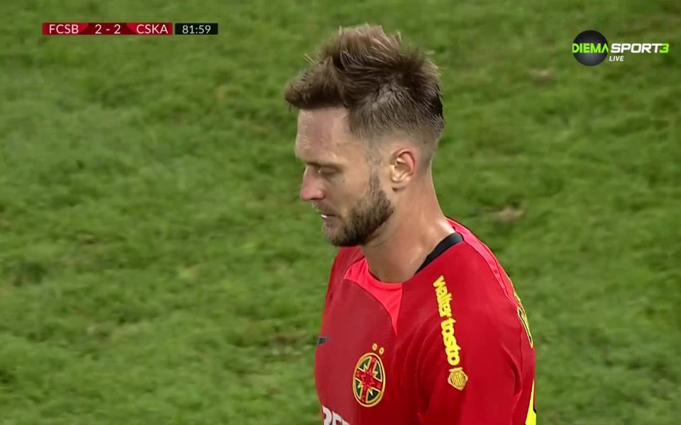 Осем преди края Ерденис Гурища допусна доста груба грешка при