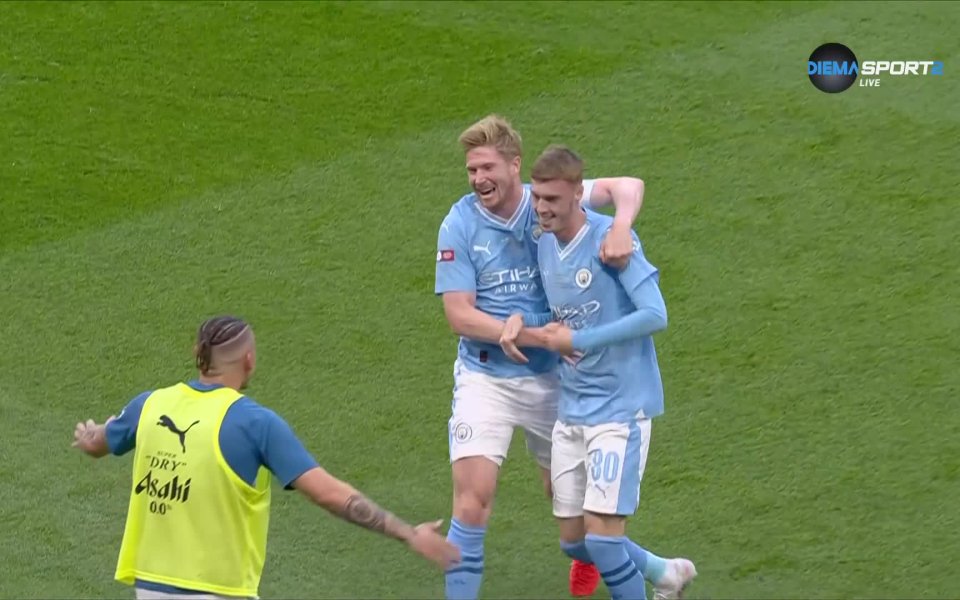 Резервата на Манчестър Сити Коул Палмър даде преднина на своя