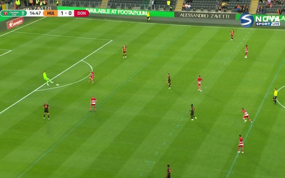 Донкастър победи Хъл Сити с 2:1 като гост в мач