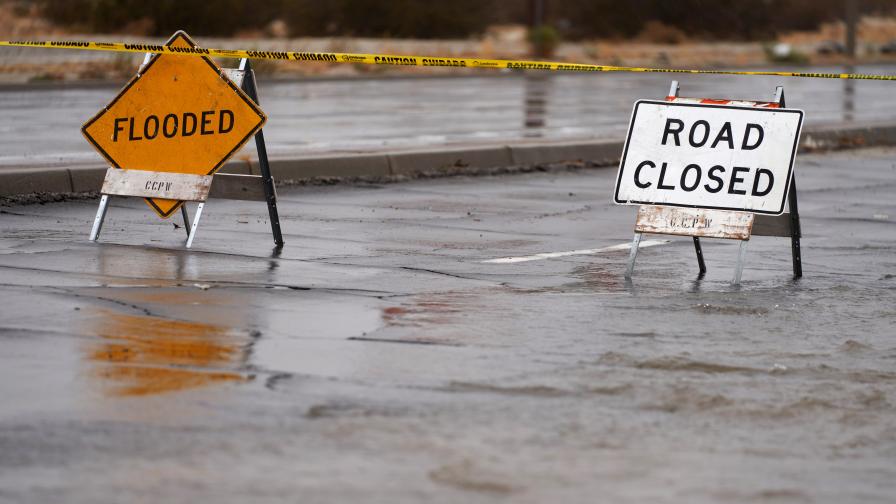 Бурята "Хилари" не стихва: Калифорния се готви за нови наводнения