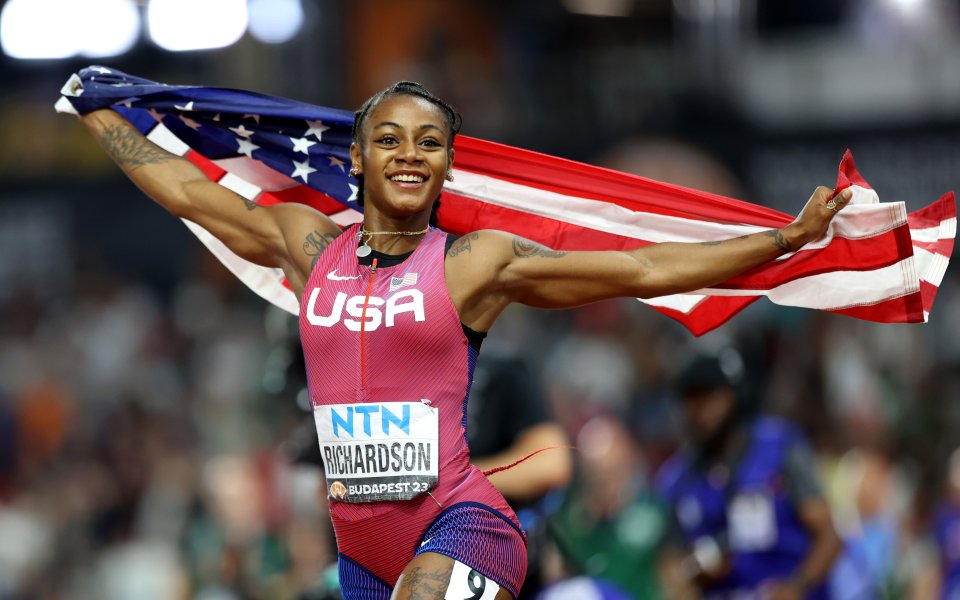Американката Ша'Кари Ричардсън спечели титлата в спринта на 100 метра