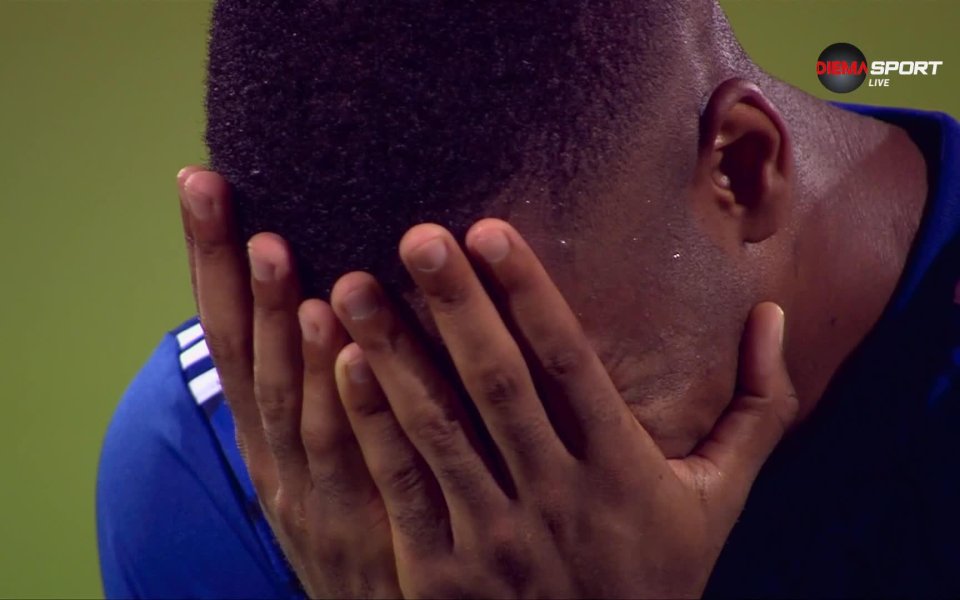 В добавеното време на мача между Левски и Айнтрахт Франкфурт