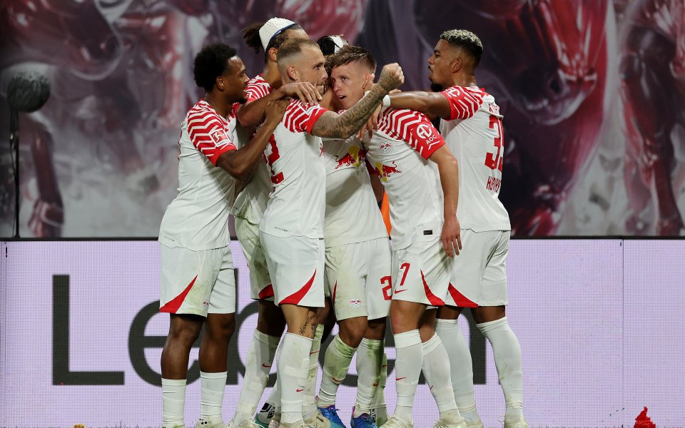 РБ Лайпциг разби с 5:1 Щутгарт в първи мач от