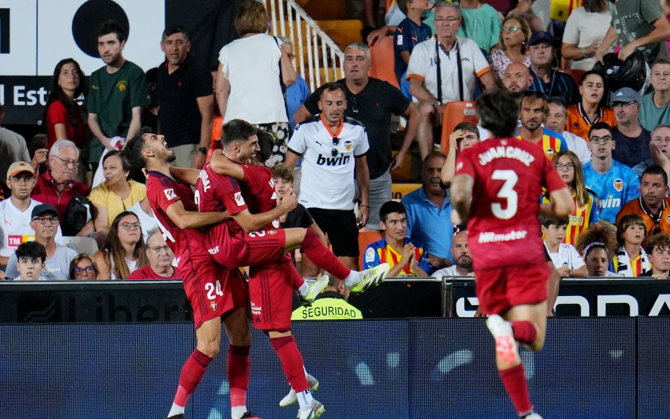 Хитът в Испания от миналия сезон Осасуна спечели при гостуването