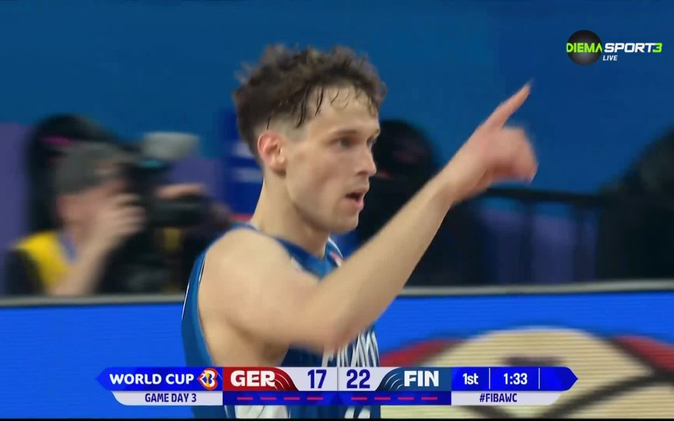 Германия победи Финландия със 101:75 в третия си мач от