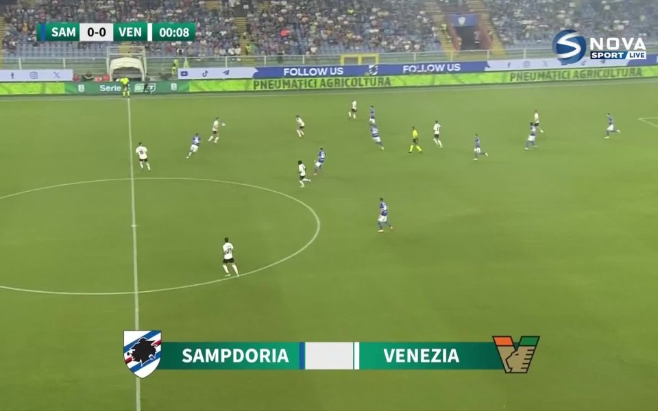 Венеция успя да надвие Сампдория като гост в мач от