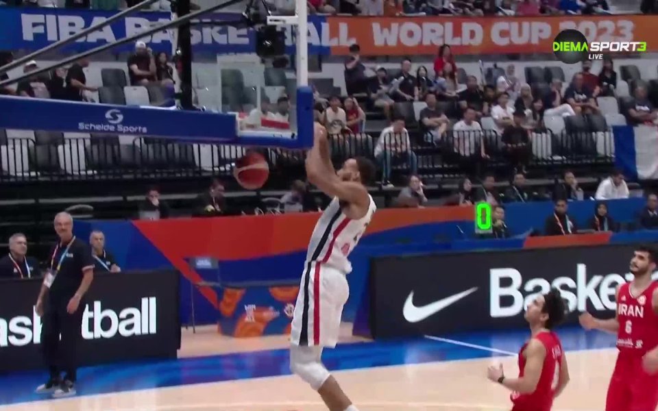 Франция успя да победи Иран с 82 на 55 в