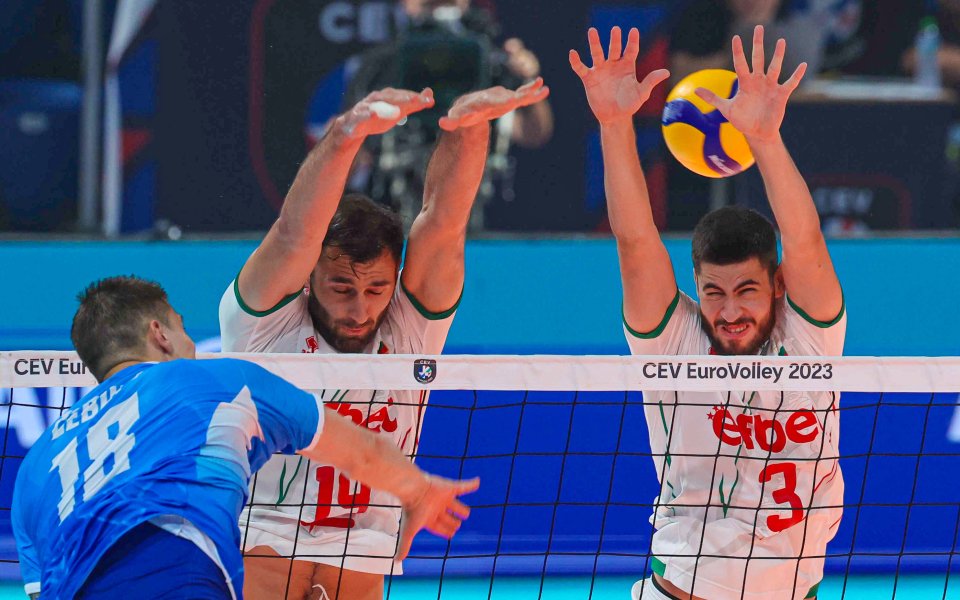Националният тим на България загуби от Словения с 0:3 (29:31, 22:25, 30:32)