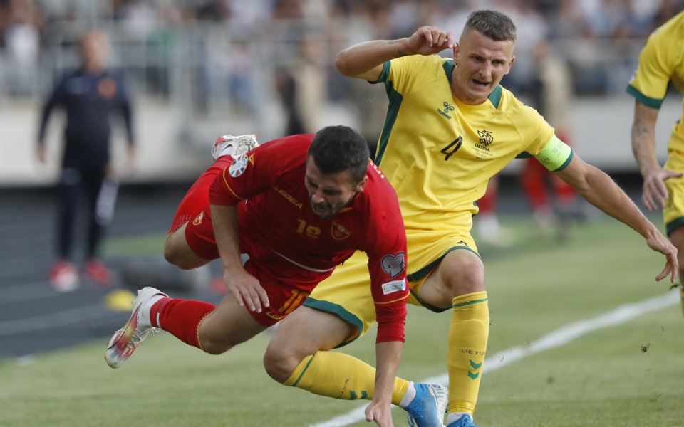 Отборът на Черна гора пропусна да победи Литва в квалификационен