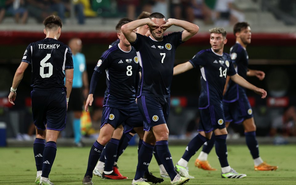 Шотландия победи категорично Кипър с 3:0 като гост в среща