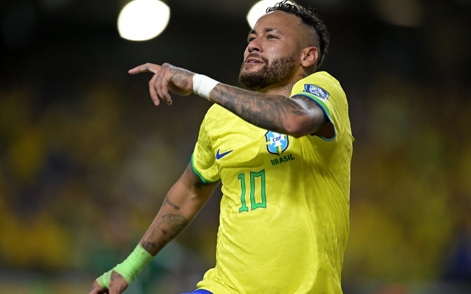 Неймар вкара два гола и изпревари Пеле начело на вечната