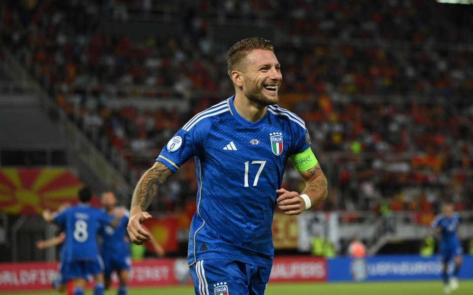 Северна Македония и Италия играят при резултат 1:1 на стадион Тоше Проевски в