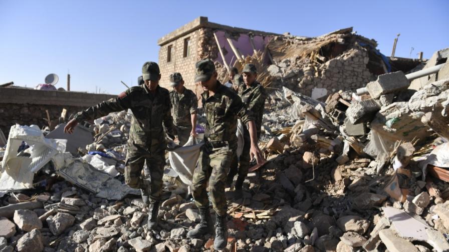 Мароко обяви тридневен национален траур след разрушителното земетресение.