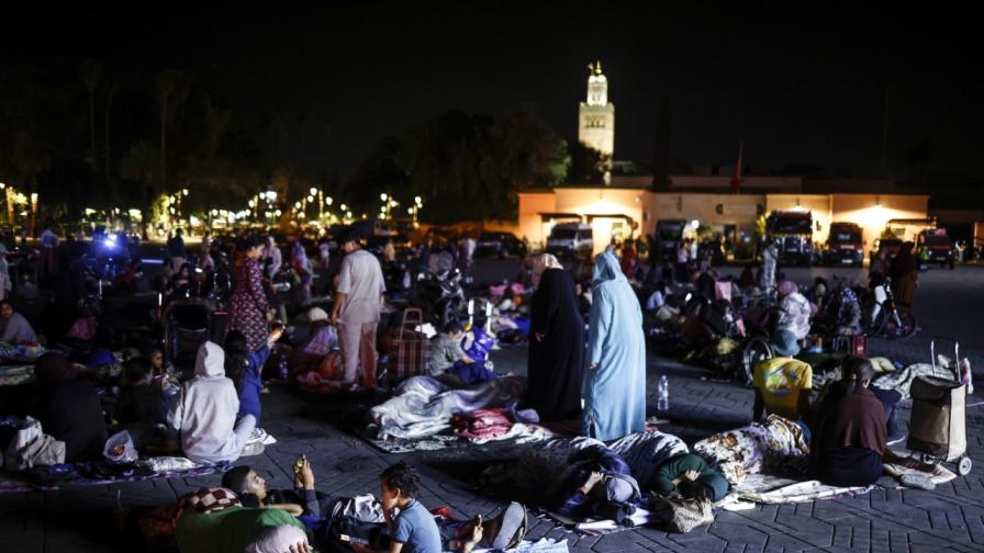 Мароко обяви тридневен национален траур след разрушителното земетресение.