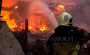 Голям пожар избухна след спукване на петролопровод в Западна Украйна